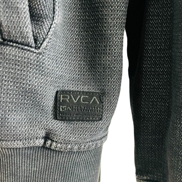 RVCA Charcoal Black Zip-Up Jacket - Picture 4 of 4